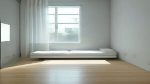 Xiaomi S20 robô aspirador na base de carregamento em sala moderna sendo configurado via aplicativo