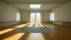 Robô aspirador Electrolux trabalhando em uma sala de estar moderna e iluminada